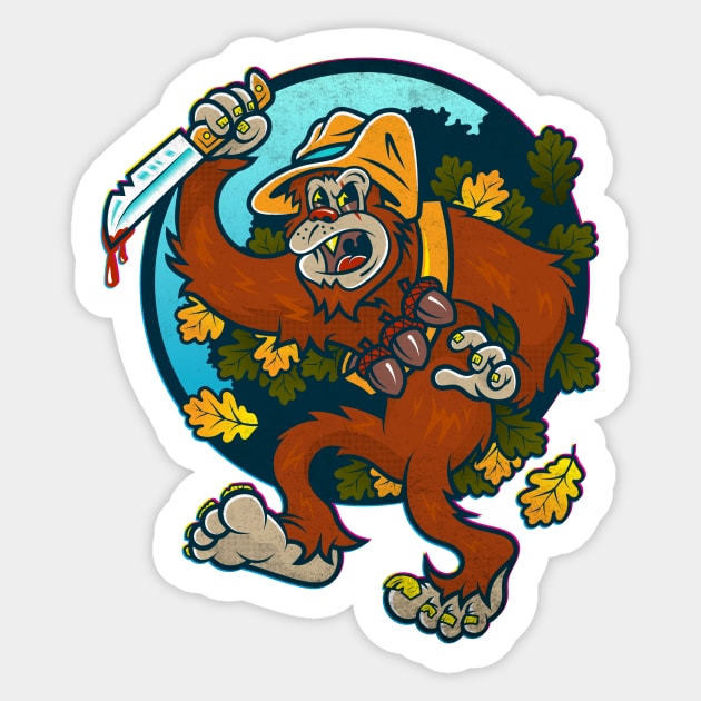 Red Dirt Squatchy Sticker by kylewright